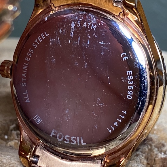 FOSSIL Stella Multifunction Rose-Tone Stainless Steel Watch - Picture 12 of 12